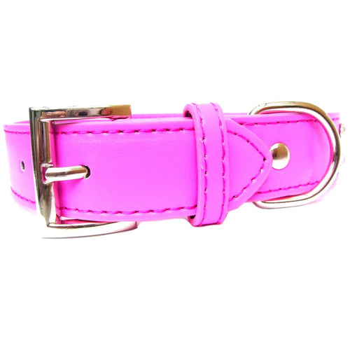 2-Row Collar Lead Set - Hot Pink